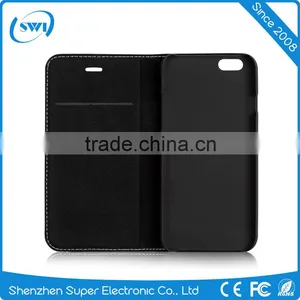 100% Real Genuine Flip Wallet Leather Case Cover For Apple IPhone 6 6S Plus Screen Protector thumbnail-3