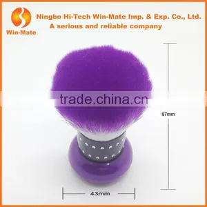 2015 Wholesale Romantic Multicolor Nylon Hair Aluminum Ferrule Purple Plastic Container Kabuki Powder Brush thumbnail-3