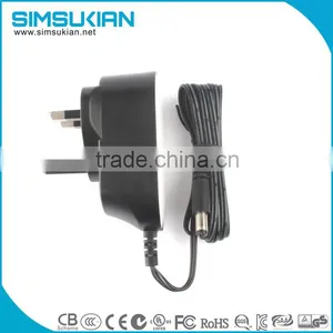 UK Wall Mount Plug AC Power Adapter 6V 500mA thumbnail-1