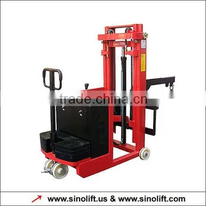 SPN-PJ Hook Type Semi Electric Counterweight Pallet Stacker thumbnail-1