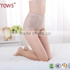 Sexy Lace Flower Panties Women Underwear High Waist Body Shaper Hip Women Panties Lingerie Women Control Briefs thumbnail-1