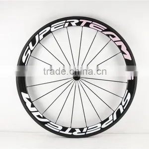 50mm Tubular Rim Road Bike Wheels 700c Carbon Fiber Rims Clincher UD/3K Matt Full Carbon Rim for Road Aero Bike thumbnail-2