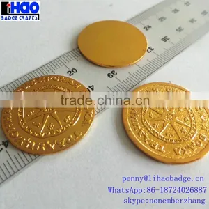 High Quality Custom Metal Game Token Coin,Embossing Metal Logo Coin thumbnail-5