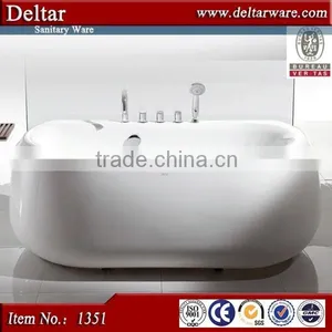 Best Price for One Person Massage Acrylic Bath Tub, Corner Whirlpool Full Body Massage Bathtub, Square Bath Tub thumbnail-2