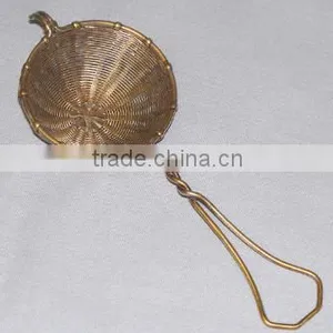Antique Stainless Steel Tea Strainer thumbnail-1