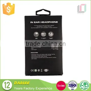 Top Grade Custom Logo Recyclable Free Sample Earphone Headset Package Box With Clear Window thumbnail-3