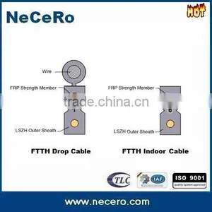 Hot Sale 12 Core LSZH Sheath Butterfly FTTH Drop Cable thumbnail-1