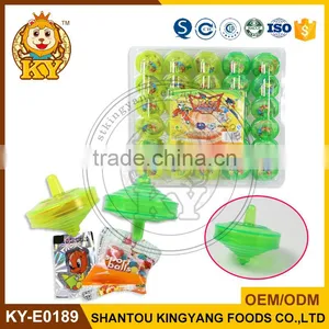 Rotating Peg Top Candy Toy With Sticker thumbnail-1