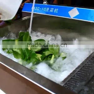 Small Type High Pressure Automatic Fruit and Vegetable Washing Cleaning Machine for Restaurant and Supermarket thumbnail-2
