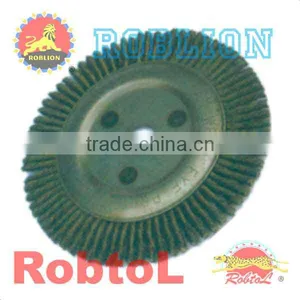 Wide Face Wheel Brushes ,Knot Wire,Heavy Duty(a) Item ID:WEAN-sunny thumbnail-1