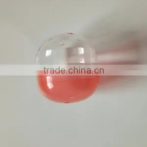 Professional Full Opening Plastic Empty Capsule Round Transparent Toy Capsules thumbnail-6
