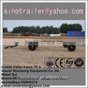 Toilet Trailer Chassis Mobile Trailer thumbnail-1