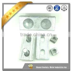 Overhead Line Straight 6462 5/8 Carriage Clamping Bolted Guy Clamp thumbnail-2