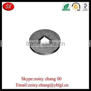 China Manufacture Precisioon Galvanized Steel Square Hole Washer thumbnail-2