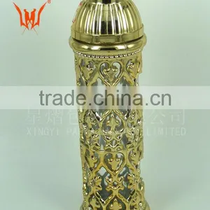 20ml/30ml/50ml/100ml Arabic Perfume Bottle,gold Hollow Arabic Perfume Bottles thumbnail-1