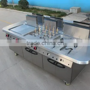 2015 New Electric Commercial Stainless Steel Lava Rock Grill thumbnail-5