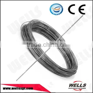 Wells Factory CE 3mm 6x7+fc Stainless Steel 316 Lifting Wire Rope thumbnail-1