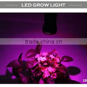 E27 12W LED Plant Grow Light Bulb for Flowering Plant Vegetables, 12 LED Energy Saving Spotlight Downlight Plant Light Bulb thumbnail-5