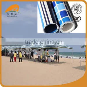Eco-friendly Pvc Coated Tarpaulin Fabric Sun Shade Fabric Beach Tent thumbnail-1