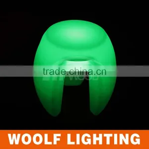 Attactive Oval Glowing Brightsome Rechargeable LED Lighted Bar Stool Bar Chair thumbnail-3