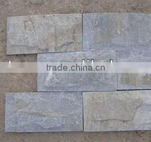 Yellow Slate Mushroom Stone Wall Cladding, Natural Decorative Stone thumbnail-1