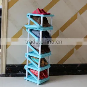 Creative Folding Shoe Rack Portable Display Shoe Rack thumbnail-4