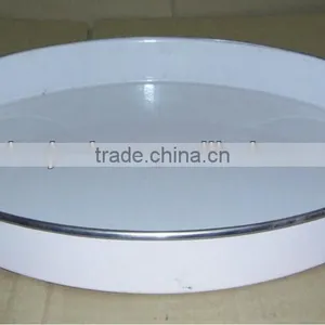 VINTAGE WHITE OVAL TRAY thumbnail-1