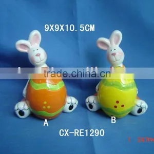 Dolomite Rabbit With Egg for Deco thumbnail-1