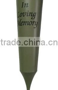 Plastic Gold or Black Spiked Vase Memorial/funeral thumbnail-2
