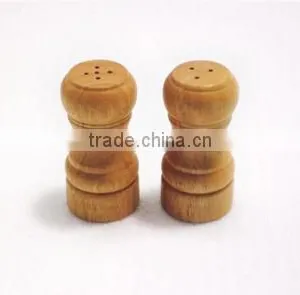 Pepper Mill and Salt Shaker, Pepper Grinder, Bamboo Pepper Mill Grinder thumbnail-1