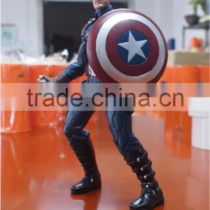High Quality Hot Sale Resin Anime Character Captain America Statue for Collection thumbnail-2