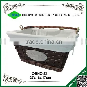 Bulk Cheap Wicker Basket With Handle for Bike thumbnail-2