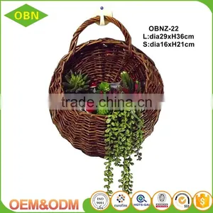 Handmade Hanging Garden Flower Basket With Plastic Liner thumbnail-2