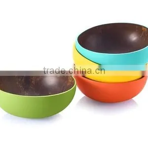Vietnam Lacquer Coconut Bowl / High Quality Cheap Price Lacquer Bowl From Natural Material thumbnail-2