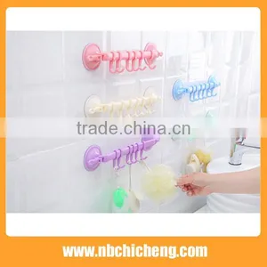 Suction Kitchen Bath Accessories Sets Rack Storage Holders Suction Hook thumbnail-3