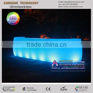 Led Illuminated Mobile Acrylic Bar Counter (BC170) thumbnail-1
