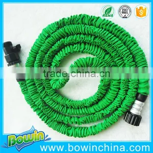 Green Color Quick Connection Expandable Fabric Garden Hose thumbnail-5