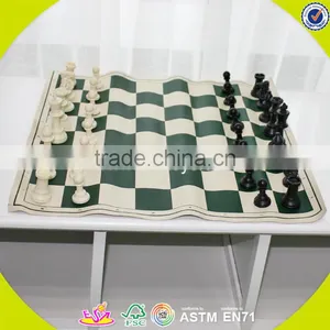2017 Wholesale Best Sale Children Wooden Travel Chess Set W11A057 thumbnail-1
