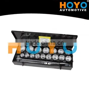 1-Inch Drive Jumbo Socket Set, SAE, 21-Piece thumbnail-1