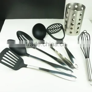 32017 7PCS NYLON KITCHEN TOOLS WITH S/S STAND thumbnail-3