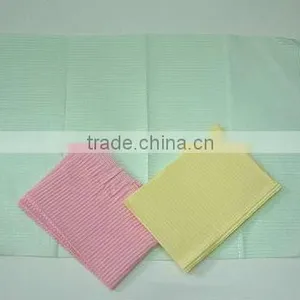 2-ply Tissue and 1-ply Poly Water-repellent Disposable Dental Bibs/Patient Towel thumbnail-1