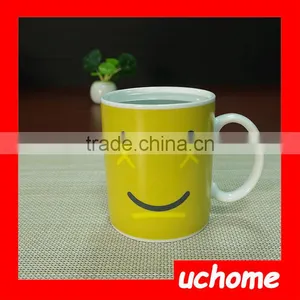 UCHOME 11oz Smile Color Changing Mug Customized Magic Heat Sensitive Mug thumbnail-2