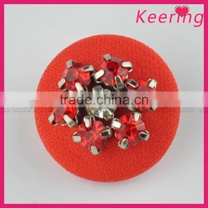 Beautiful Pearl Rhinestone Buttons for Garments WBKA-287 thumbnail-1