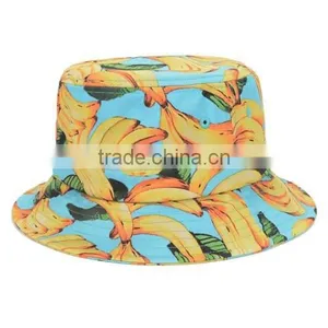 Custom Italy Print Pattern Short Brim Bucket Hat thumbnail-4