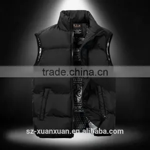 2016 Custom Winter Warm Casual Thick Down Jacket Waistcoat for Men Design thumbnail-2