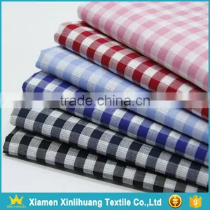 New Arrival Combed Plain 40x40 130x70 100 Cotton Yarn Dyed Plaid Fabric for Sale thumbnail-2
