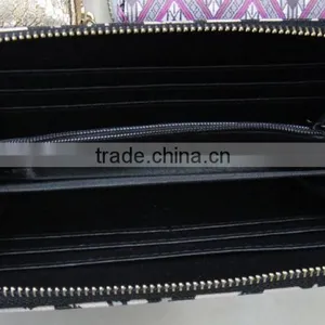 Fashion New Latest Cute Zipper Round pu Leather Lace Wallet for Woman thumbnail-5