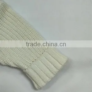 In-stock Salior Collar Short Sleeve Belt Knitted Girls Cardigan Sweater thumbnail-3