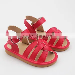 Summer Handmade PU Leather Sadals Funny Kids Squeaky Shoes 2017 thumbnail-1