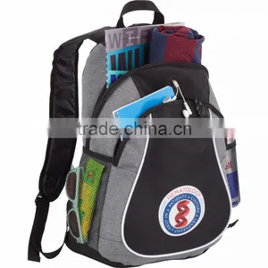 Coil Backpack - Has a Large Zippered Main Compartment With Headphone Port, Padded Back Panel and Comes With Your Logo. thumbnail-6